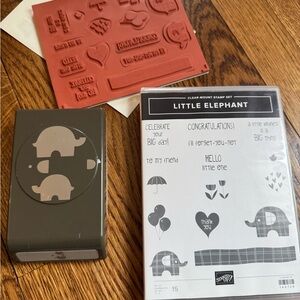 Stampin' Up! Little Elephant Stamp Set & Punch